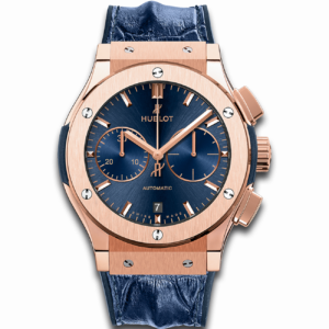 Classic Fusion Blue Chronograph King 45mm 521.OX.7180.LR Rose Gold Watch