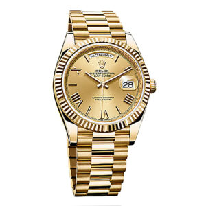 Day-Date 40 228238 Gold Watch (Champagne)