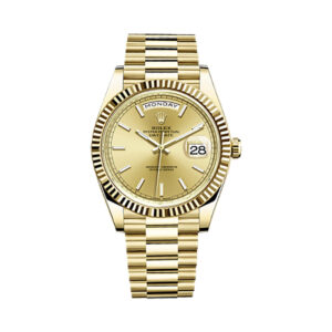 Day-Date 40 228238 Gold Watch (Champagne)