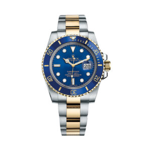 Submariner 116613LB Gold & Stainless Steel Watch (Blue)