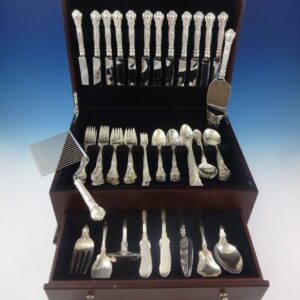 Chantilly by Gorham Sterling Silver Flatware Set For 12 Service 104 Pieces