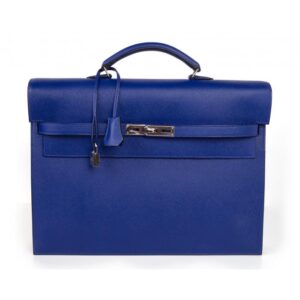 Kelly Depeche 38cm Briefcase Blue Electric Palladium Hardware