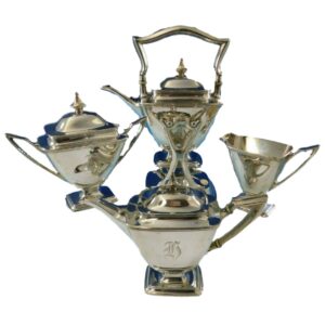 Mary Chilton by Towle Sterling Silver Tea Set Kettle Creamer Sugar 4 Pcs