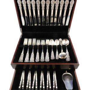 Valdres by Marthinsen Norway Sterling Silver Flatware Set Service 73 Pcs Dinner