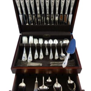 Fontaine by International Sterling Silver Flatware Service 12 Set 91 pcs Dinner