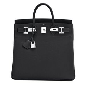 Birkin Bag 40cm HAC Black Togo Palladium Hardware