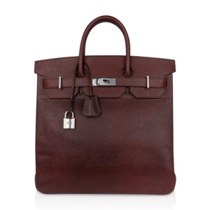 Birkin Volynka Hac 40 Limited Edition Bag Terre Palladium Hardware