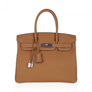 Birkin 30 Biscuit Togo Leather Palladium Hardware