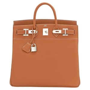 Birkin Bag 40cm Gold Tan Togo Palladium Hardware