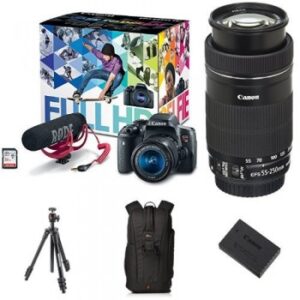 Canon EOS Rebel T6i Video Creator Kit