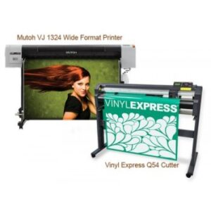 Mutoh ValueJET 1324X Large Format Color Printer ValuePrint & Cut Package