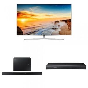 Samsung UN55KS9000 55-Inch TV with HW-K650 Soundbar and UBD-K8500 4K Blu-ray Player